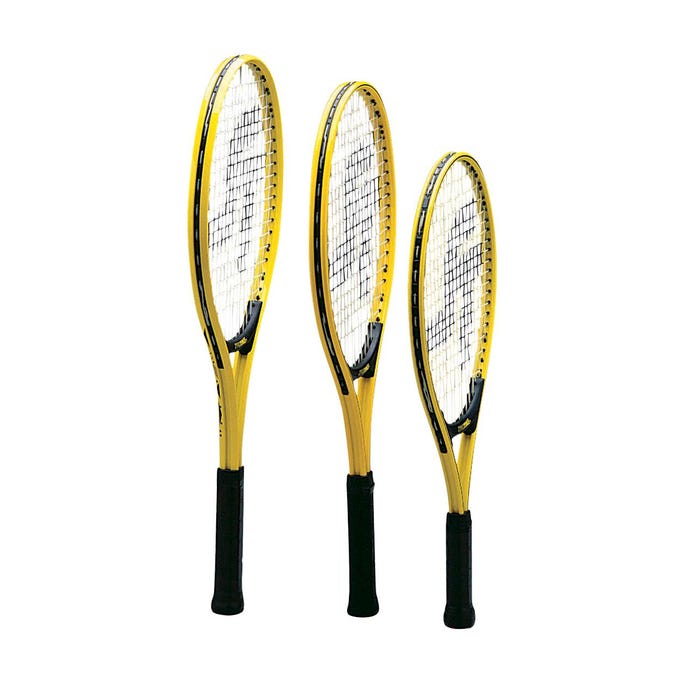 Sportime Yeller Adult Tennis Racquet, 27 Inches, Yellow/Black