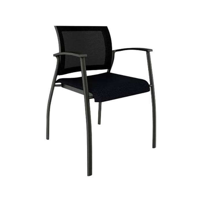 AIS Grafton Side Chair, 23-3/4 x 23-1/2 x 32 Inches, Black