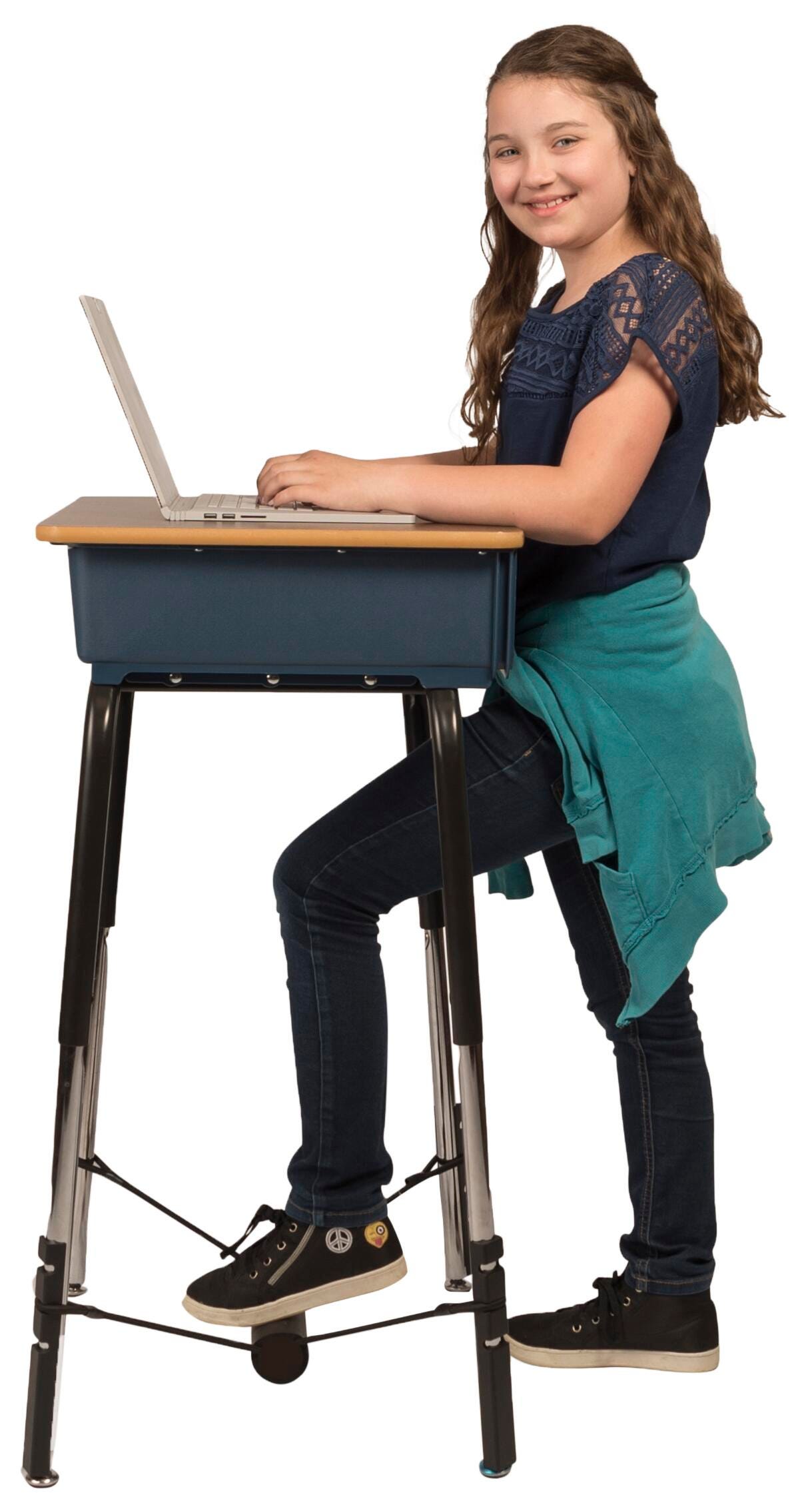 FootFidget Standing Desk Conversion Kit 2.0, For Legs 1 Inch in Diameter, Item Number 2026399