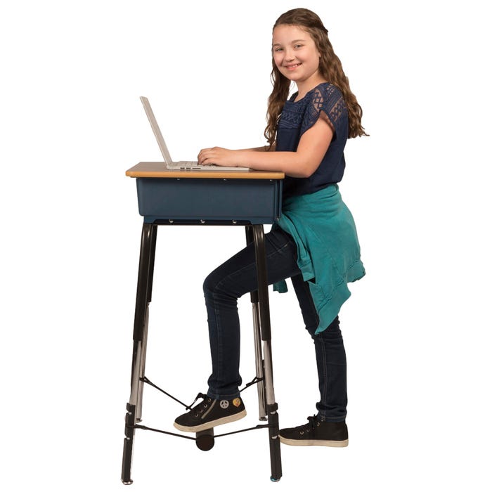 FootFidget Standing Desk Conversion Kit 2.0, For Legs 1 Inch in Diameter