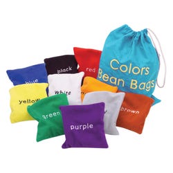 Image for Educational Insights Colors Bean Bags, Assorted Colors, 10 Pieces from School Specialty