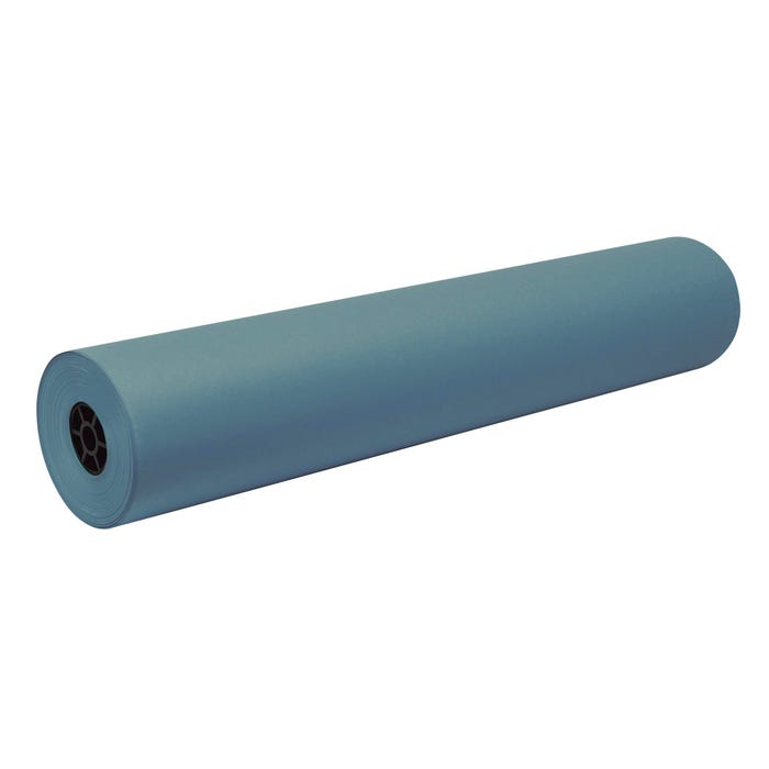 Decorol Flame Retardant Art Paper Roll, 36 Inches x 1000 Feet, Sky Blue