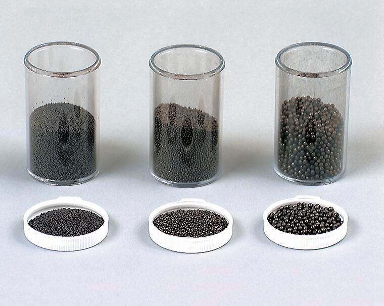 Frey Scientific Iron Pellets Kit, Set of 3, Item Number 564401