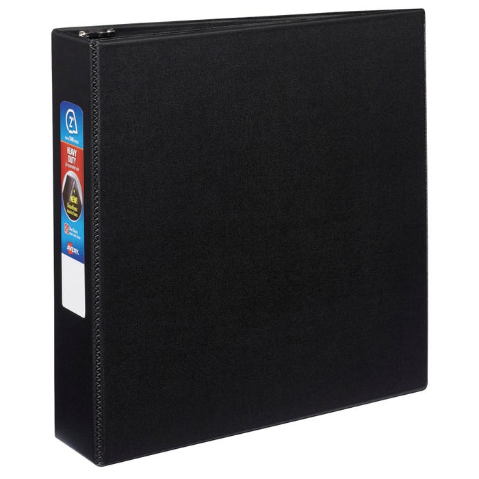 Avery Heavy Duty Binder, 2 Inch D-Ring, Black