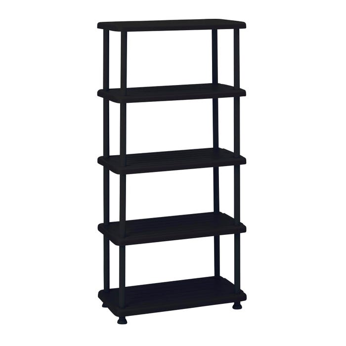 Iceberg Rough N Ready Open Storage Shelving, 5 Shelves, 36 x 18 x 74 Inches