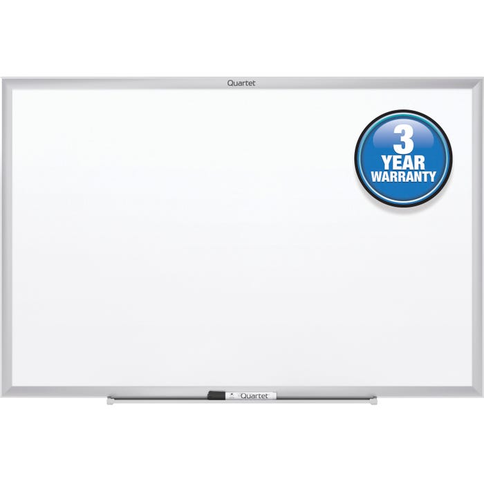 Quartet Markerboard, 36 x 24 Inches, Aluminum Frame, Melamine, SatInches, Horizontal/Vertical Mount