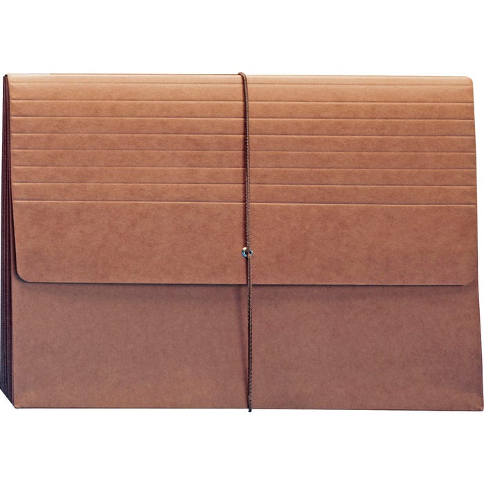 Smead Expanding Wallet, Letter Size, 5-1/4 Inch Expansion, Redrope