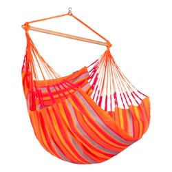 LA SIESTA Domingo Weather Resistant Comfort Size Hammock Chair, 43 x 63 Inches, Toucan 2038140
