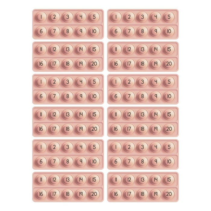 The Fidget Game 10 Frame Fidgets, Set of 12