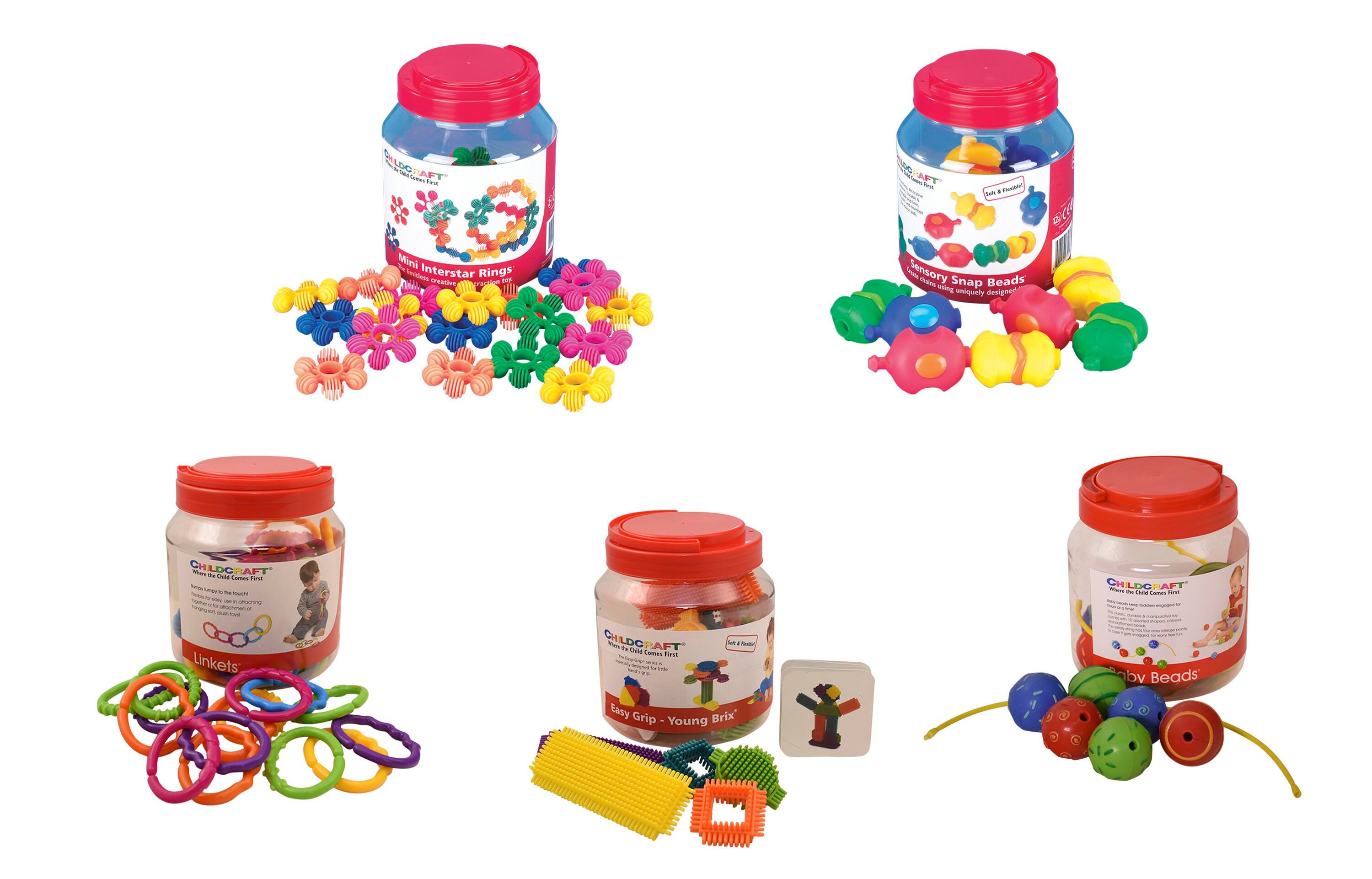 Childcraft Toddler Manipulative Kit, Set of 5 2028450