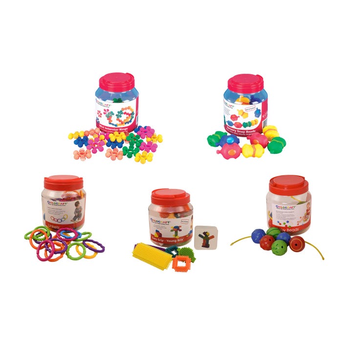 Childcraft Toddler Manipulative Kit, Set of 5