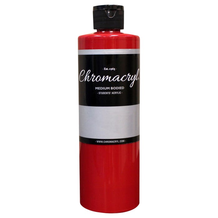 Chromacryl Students' Acrylics, Cool Red, Pint
