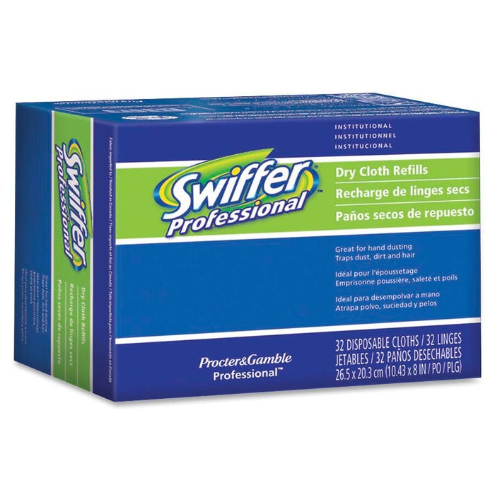 Swiffer Sweeper Dry Mop Cloths Refill, 32 Count Box, Case of 6