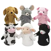 Childcraft Farm Animal Puppets for Kids