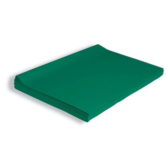 Spectra Deluxe Bleeding Tissue Paper, 20 x 30 Inches, Emerald Green, 24 Sheets