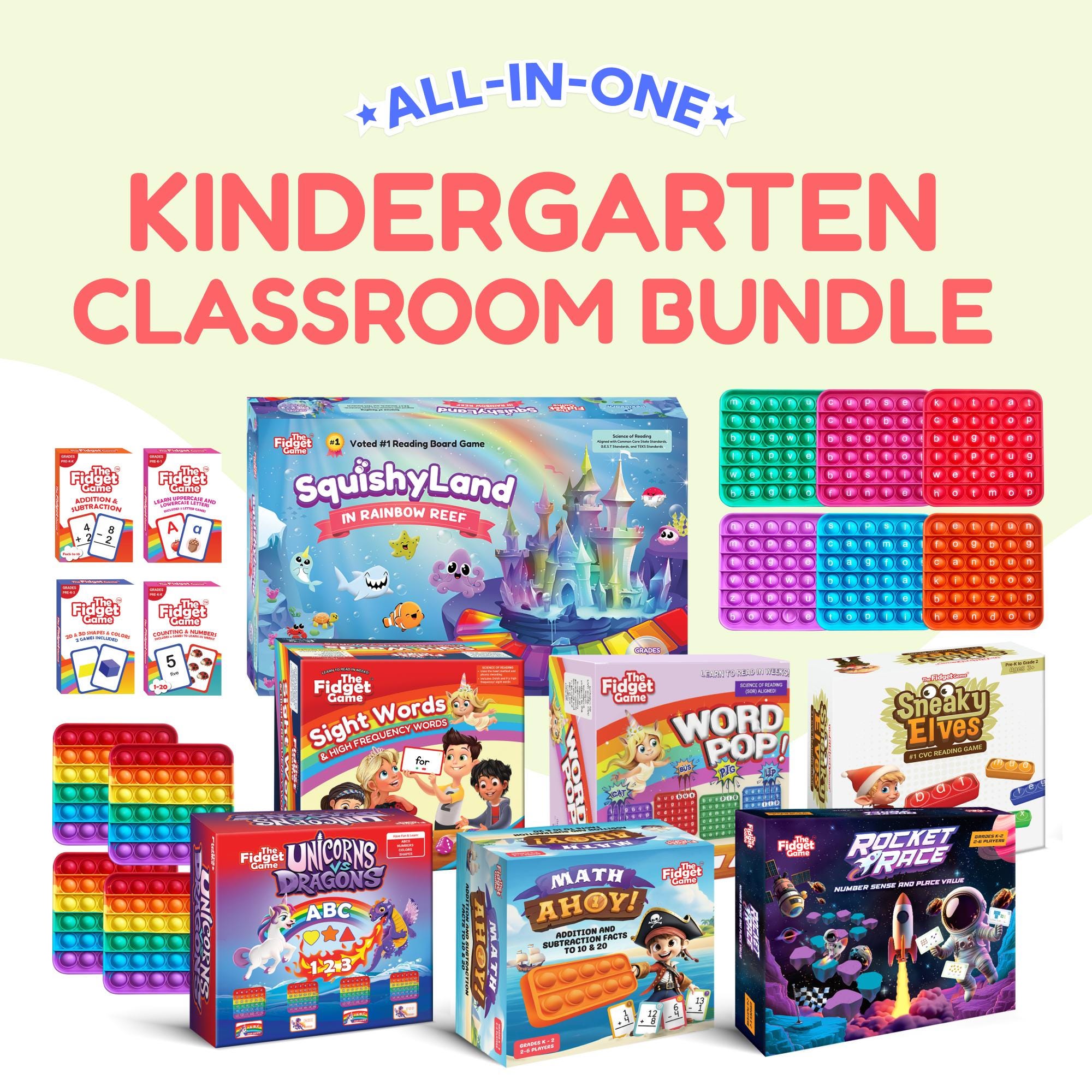 Image for The Fidget Game Kindergarten Classroom Bundle from School Specialty