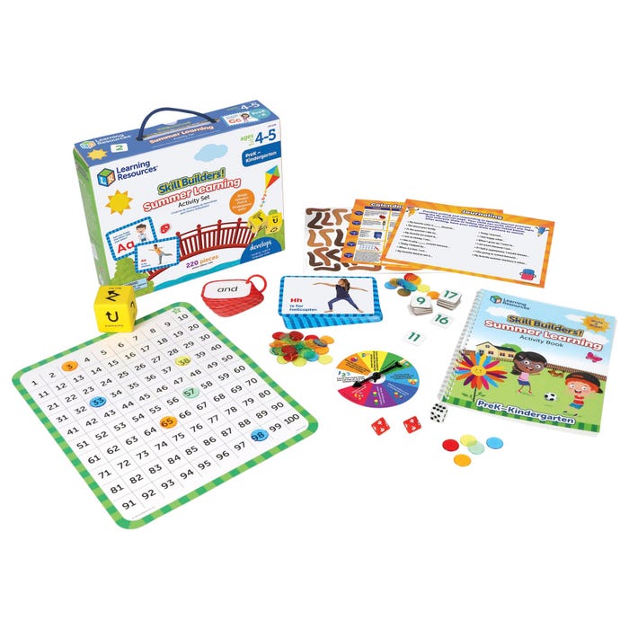 Learning Resources Skill Builders Summer Learning Activity Set PreK to Kindergarten