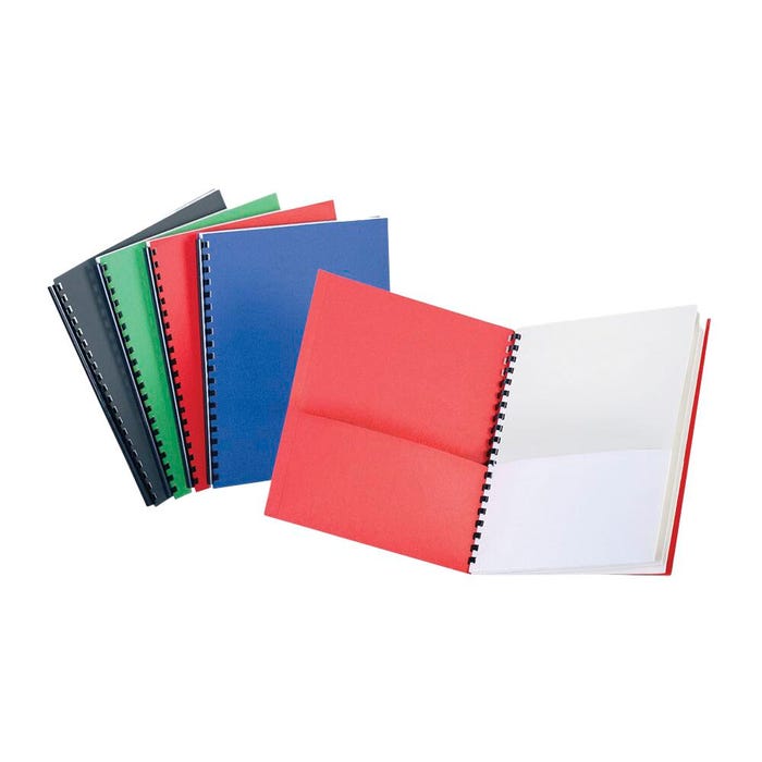 Oxford Multi-Pocket Portfolio, 8-1/2 x 11 Inches, 8 Pocket, Assorted Colors with White Pockets