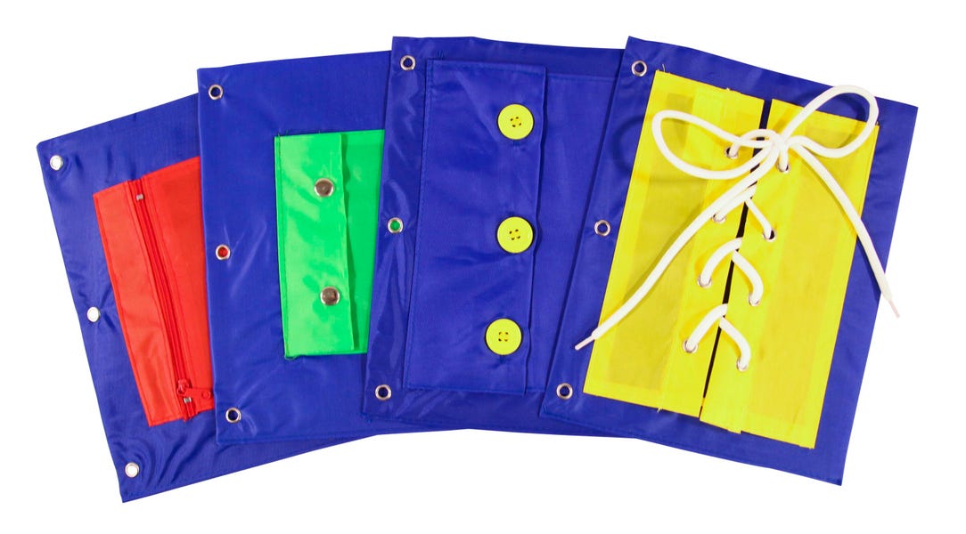 Abilitations Dressing Skills Pad, 10 x 8 Inches