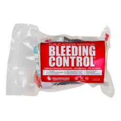 North American Rescue Individual Bleeding Control Kit in a Vacuum Sealed Pouch, Item Number 1581208