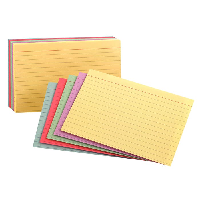 4X6 Ruled Cards