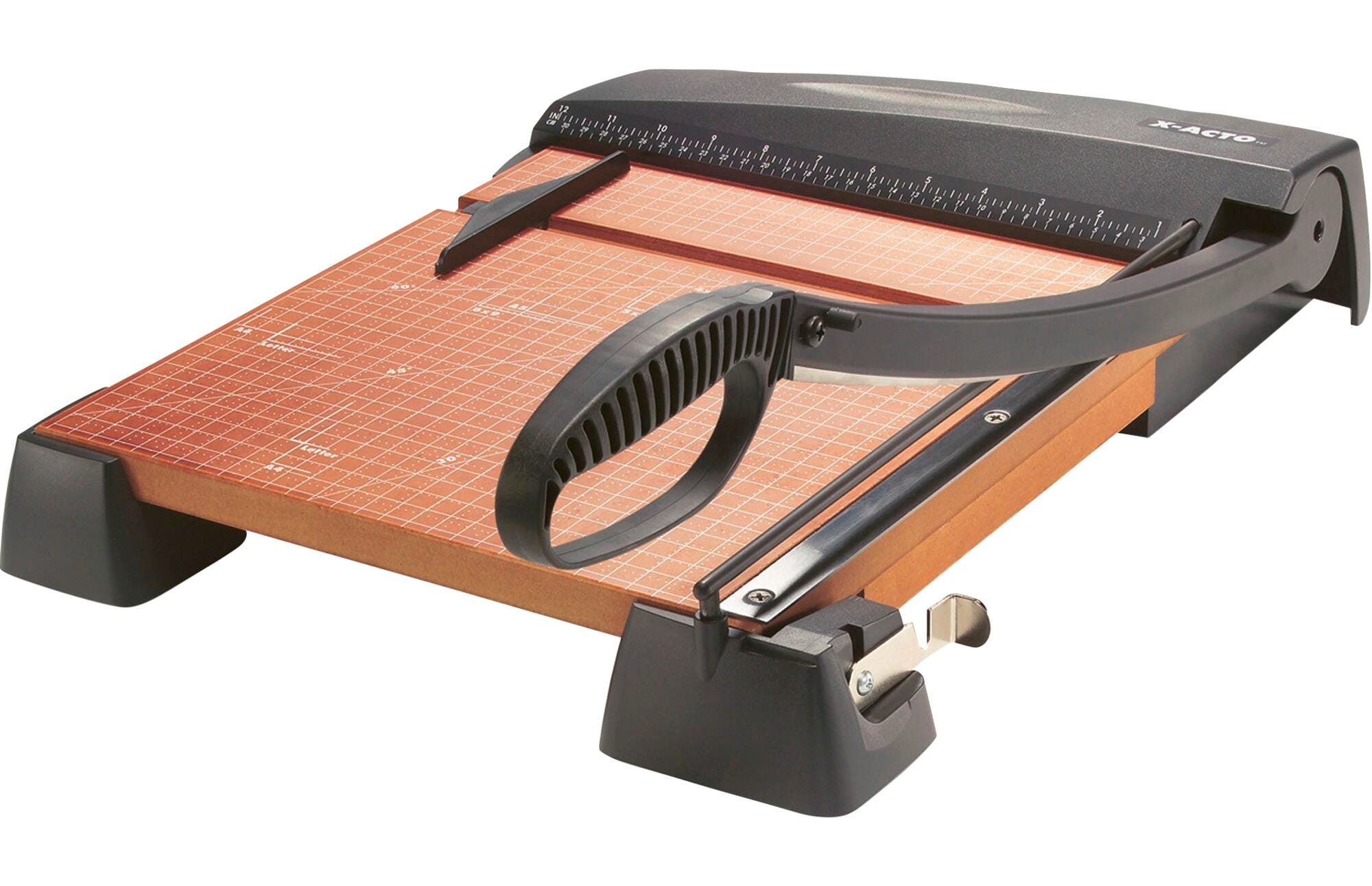 X-ACTO Heavy Duty Wood Base Paper Trimmer, 12 Inch Cut 2132566