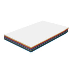 Folia Premium Construction Paper, 12 x 18 Inches, 74 lbs, Assorted Colors, Pack of 250