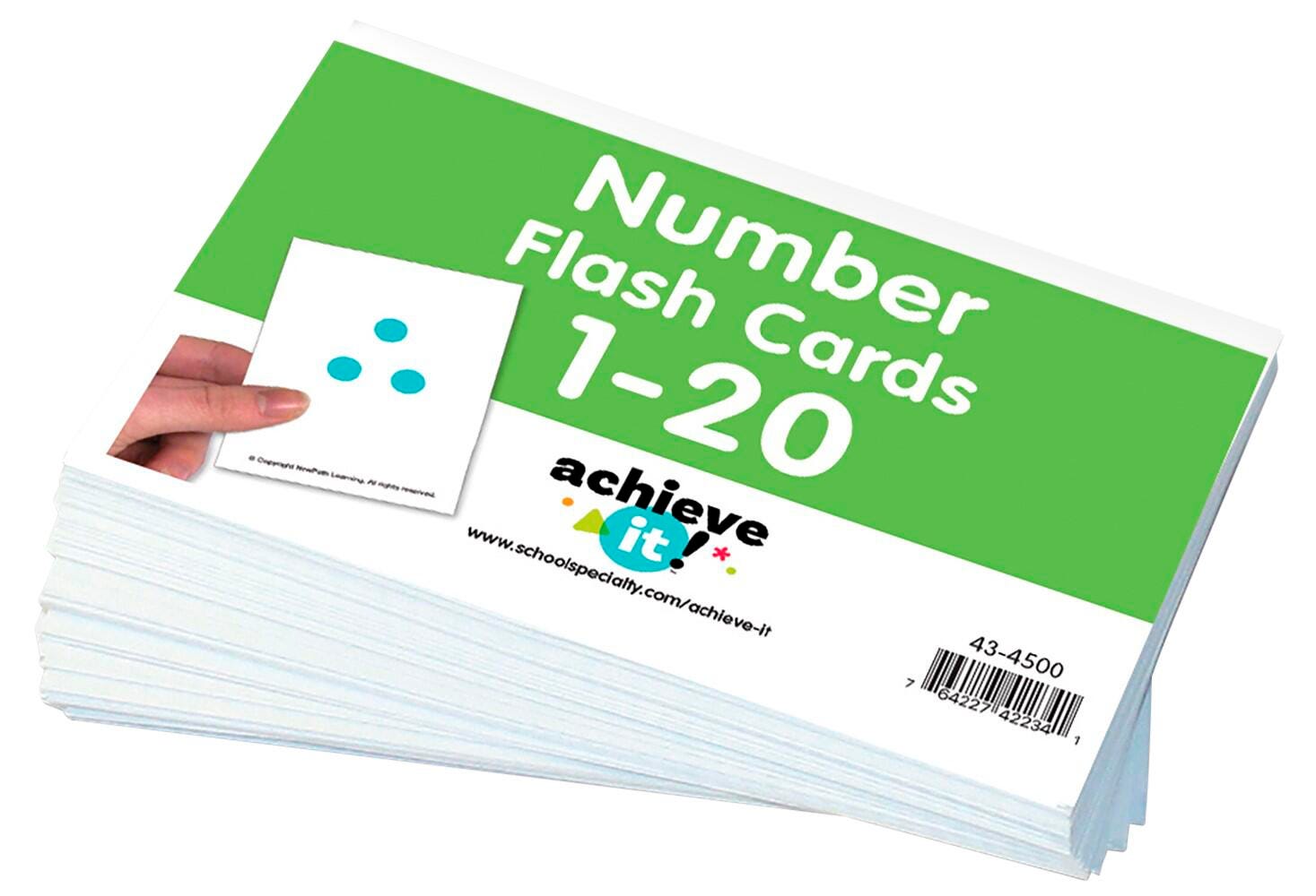 Achieve It! Number Flash Cards 2129835