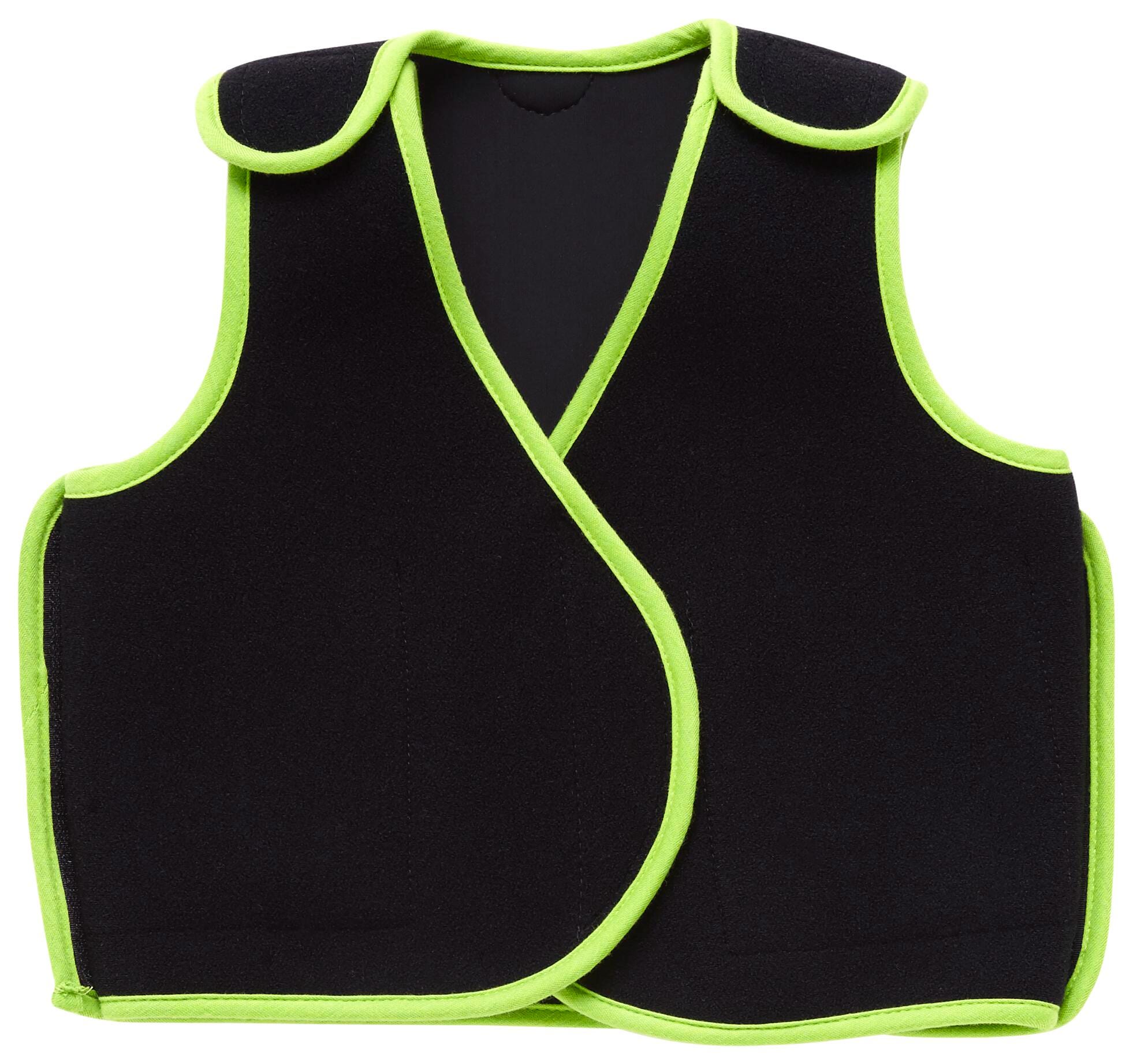 PunkinFutz PunkinHug Compression Vest, X-Large, Black with Green Trim 2006855