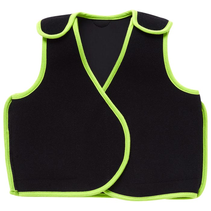 PunkinFutz PunkinHug Compression Vest, X-Large, Black with Green Trim