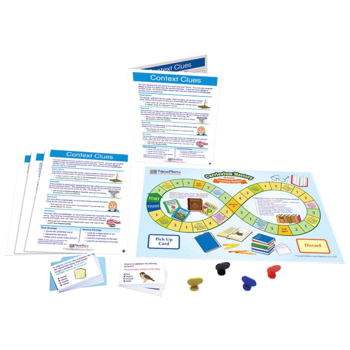 NewPath Learning Context Clues Learning Center Game, Grades 6 to 8