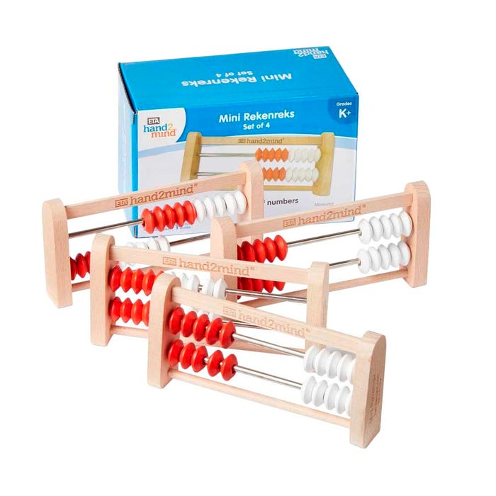 Hand2Mind Mini Rekenreks, Set of 4