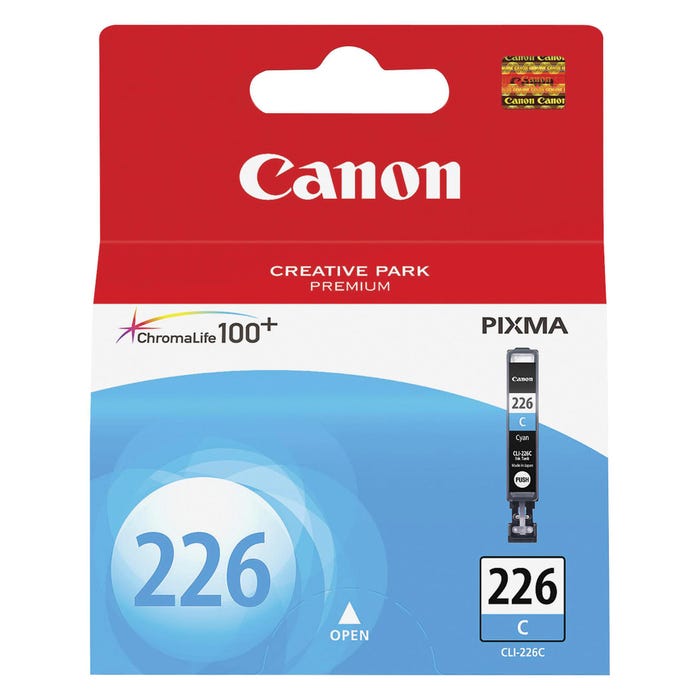 Canon Ink Toner Cartridge, CLI226CY, Cyan