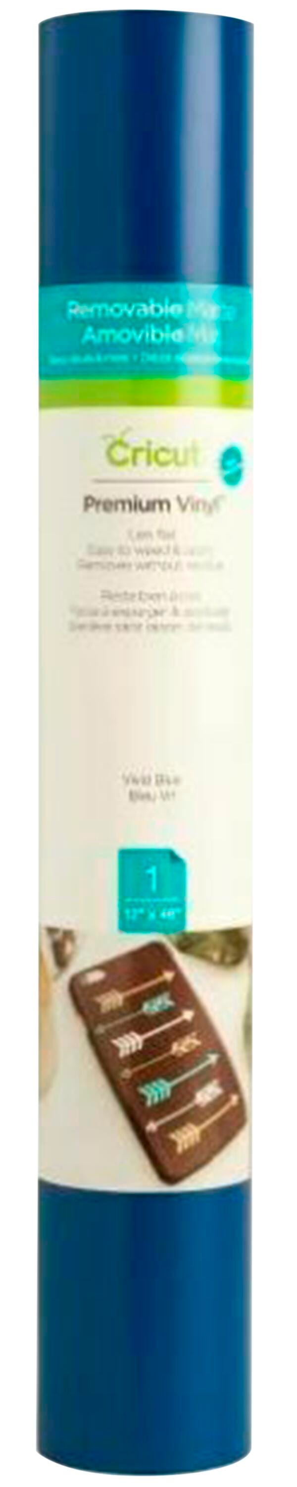 Cricut Removable Adhesive Vinyl, 12 x 48 Inches, Matte, Blue 2089382