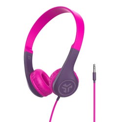 JLAB JBuddies Pop Wired Kids Headphones, Pink
