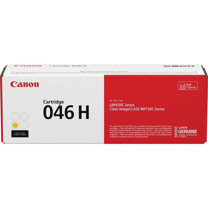 Canon Ink Toner Cartridge, CRTDG046HY, Yellow