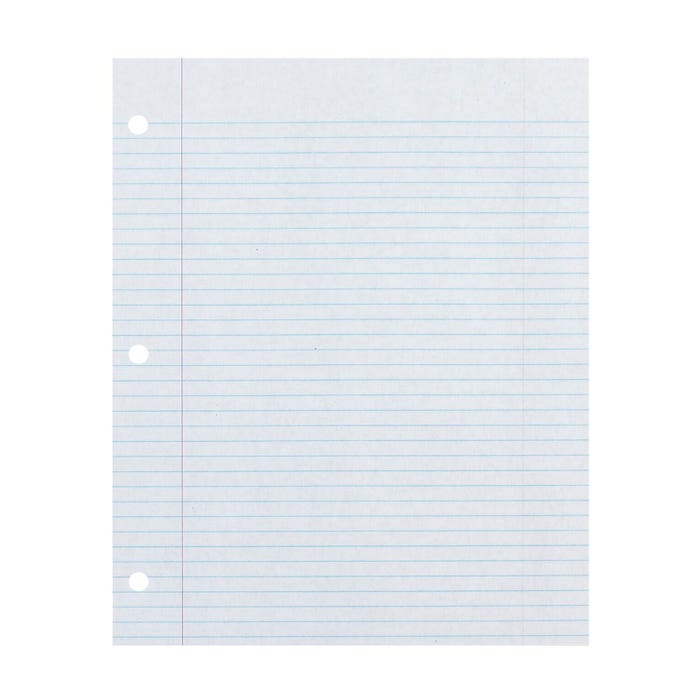 Ecology Recycled Filler Paper, 8-1/2 x 11 Inches, College Ruled, 500 Sheets