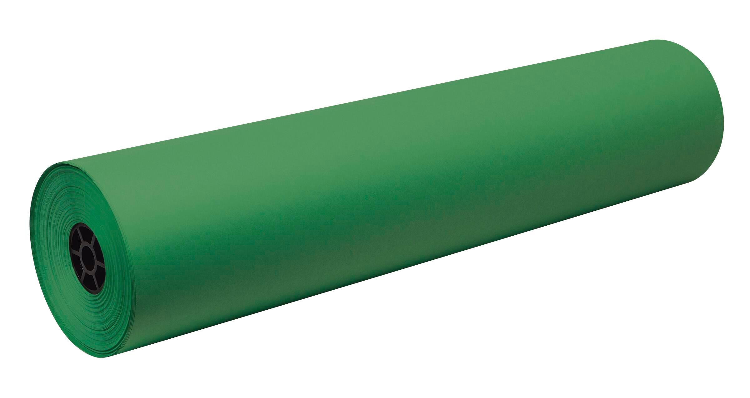 Tru-Ray Art Roll, 36 Inches x 500 Feet, 76 lb, Festive Green 055057