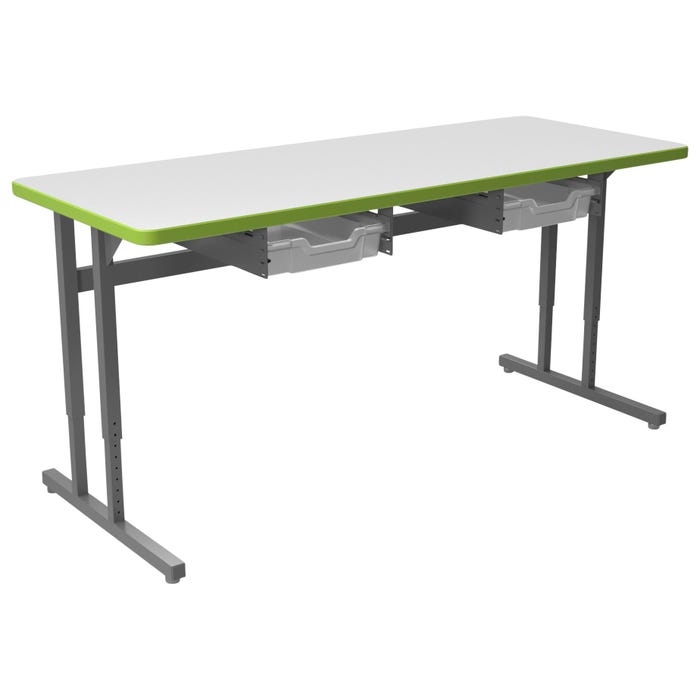 Classroom Select Advocate Pedestal Leg Two Student Desk