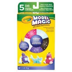 Crayola Model Magic Shimmer Variety Pack, 1/2 Ounce Pouches, Assorted Colors, Set of 5 1400729