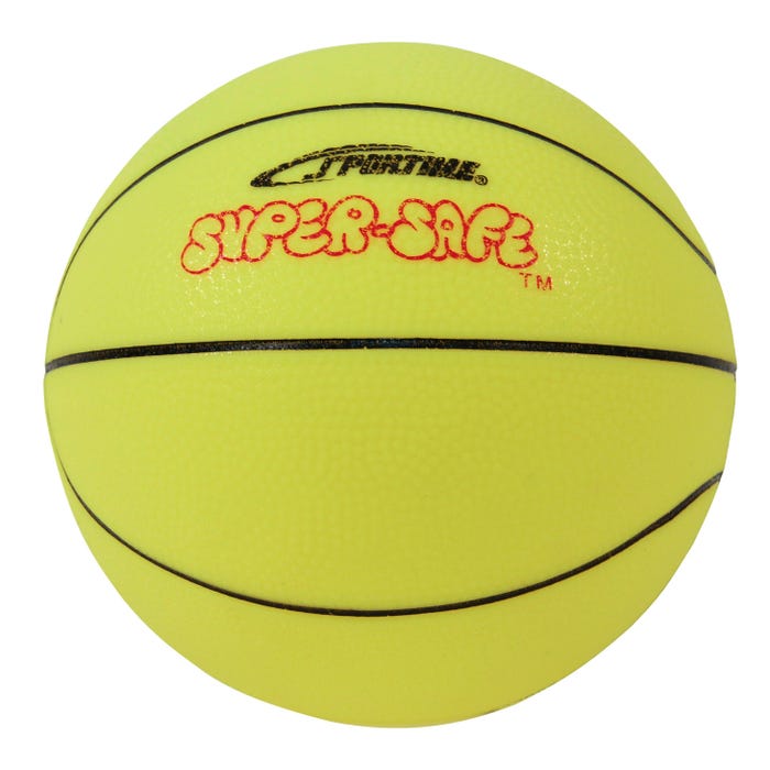 Sportime Super-Safe Junior Basketball, 7 Inches, Yellow