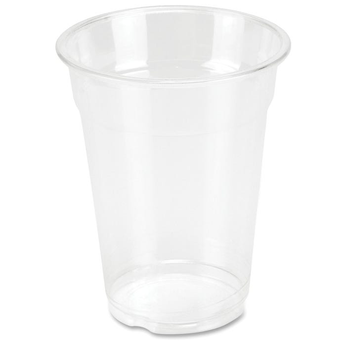 Genuine Joe Clear Plastic Cups, 10 oz, Clear, Pack of 500