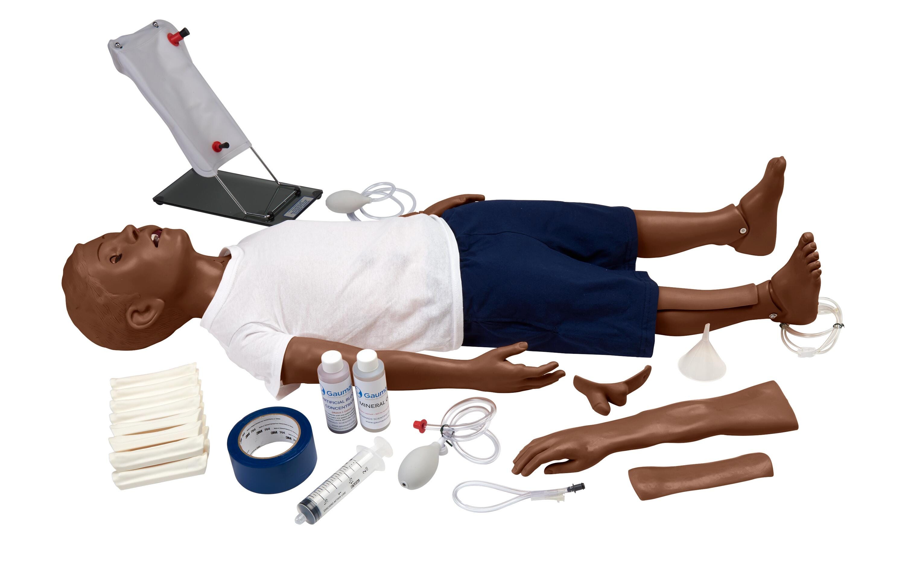 Gaumard Five-Year-Old Multipurpose Patient Simulator, Dark