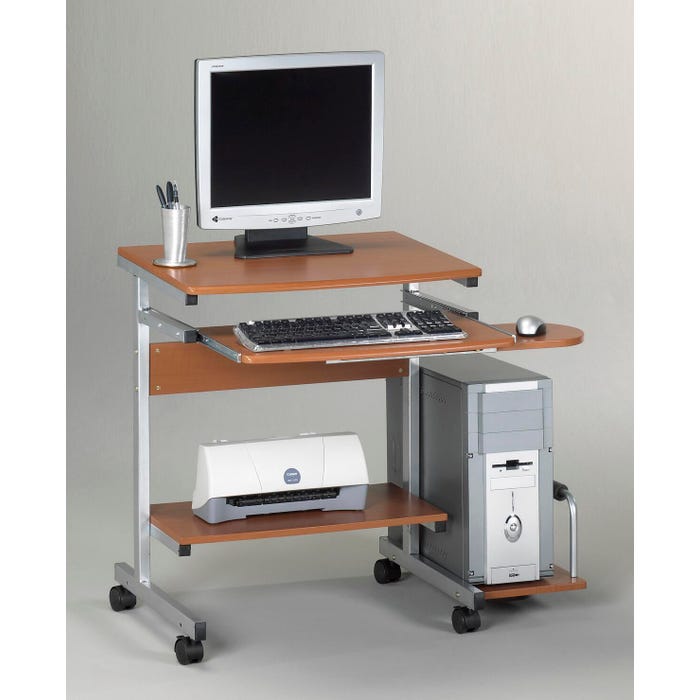 SAFCO Portrait PC Desk Cart, 36-1/2 x 19-1/4 x 31-1/4 Inches