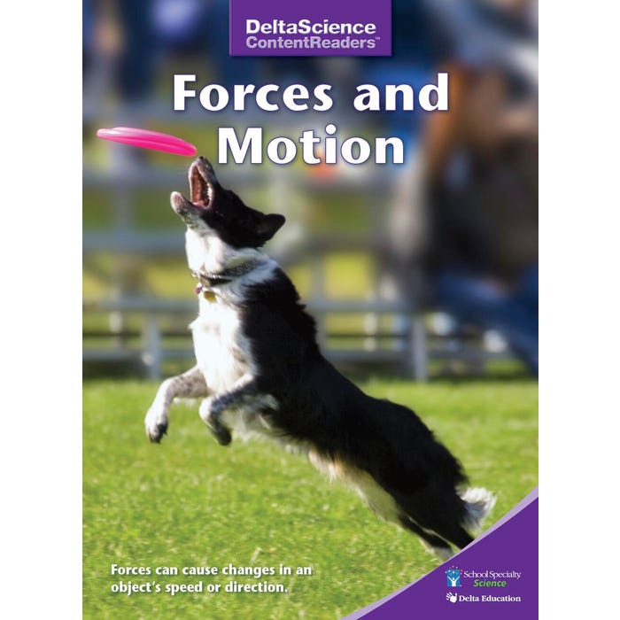 Delta Science Content Readers Forces and Motion Purple Book, Pack of 8