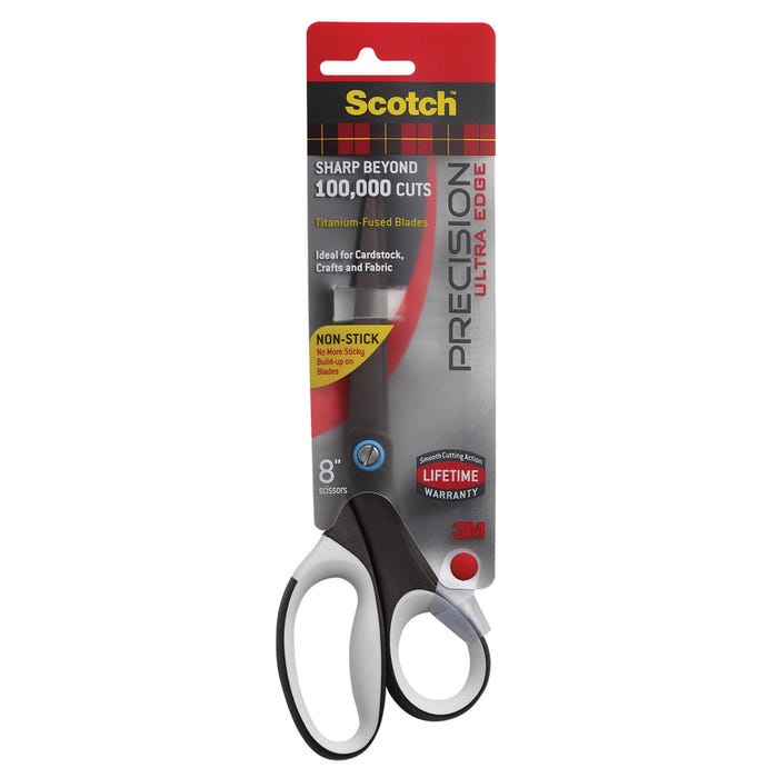 Scotch Precision Ultra Edge Scissors, 8 Inches