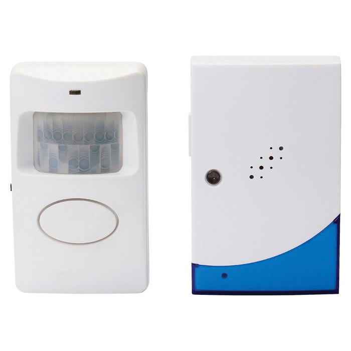 Tatco Wireless Chime, Battery, White and Blue