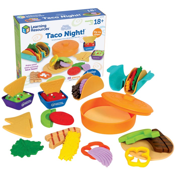 New Sprouts Taco Night Food Set, 28 Pieces