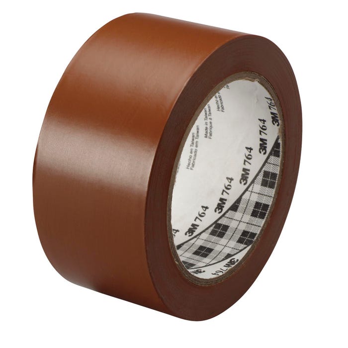 3M General Purpose Wear Resistant Floor Marking Tape Roll, 2 Inches x 36 Yards, Brown, Vinyl