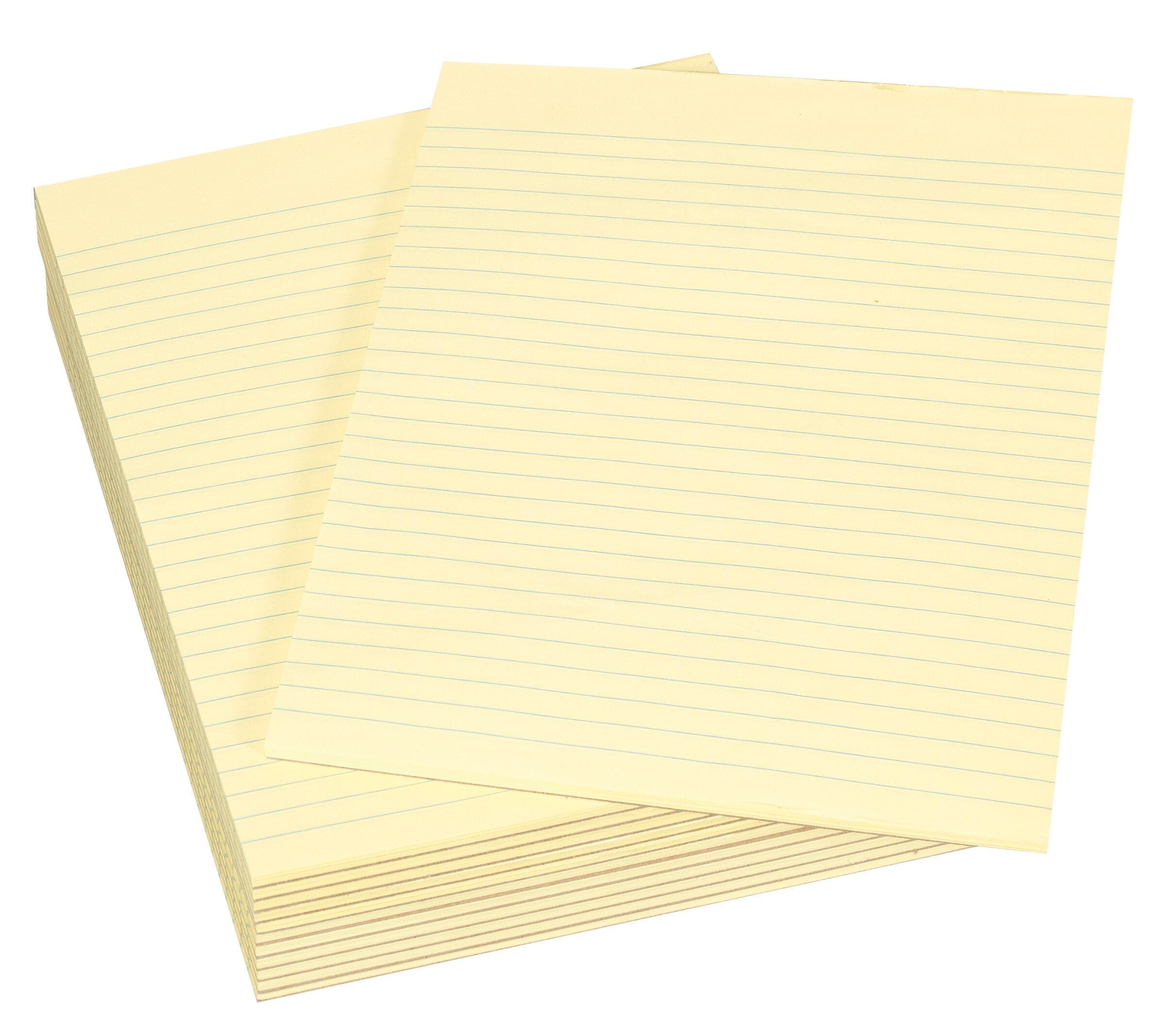 School Smart Legal Pad, 8-1/2 x 11 Inches, Canary, 50 Sheets, Pack of 12 085278